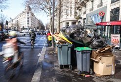 Tysiące ton śmieci na ulicach Paryża. Służby protestują przeciw reformie emerytalnej