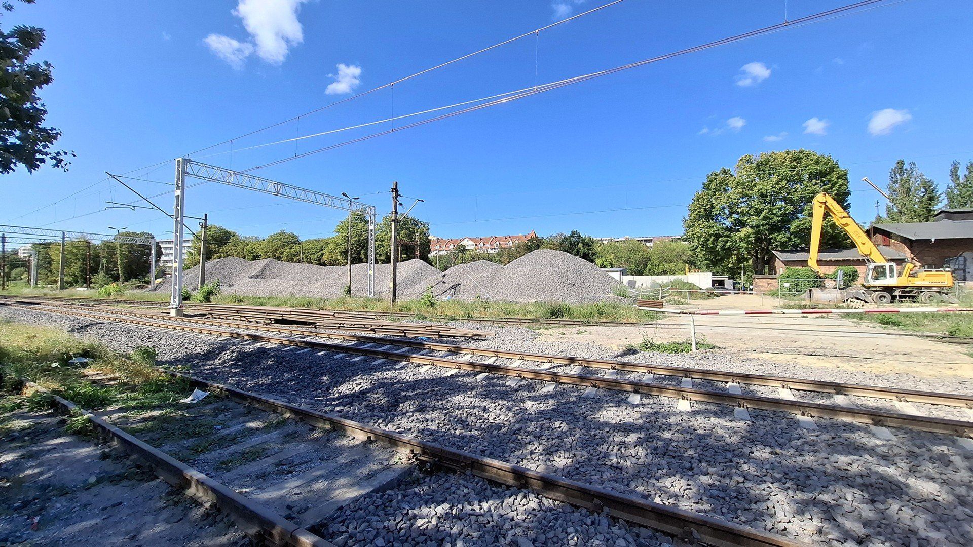 Plac budowy SKM Szczecin - Niebuszewo