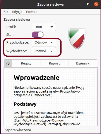 przychodzące/wychodzące