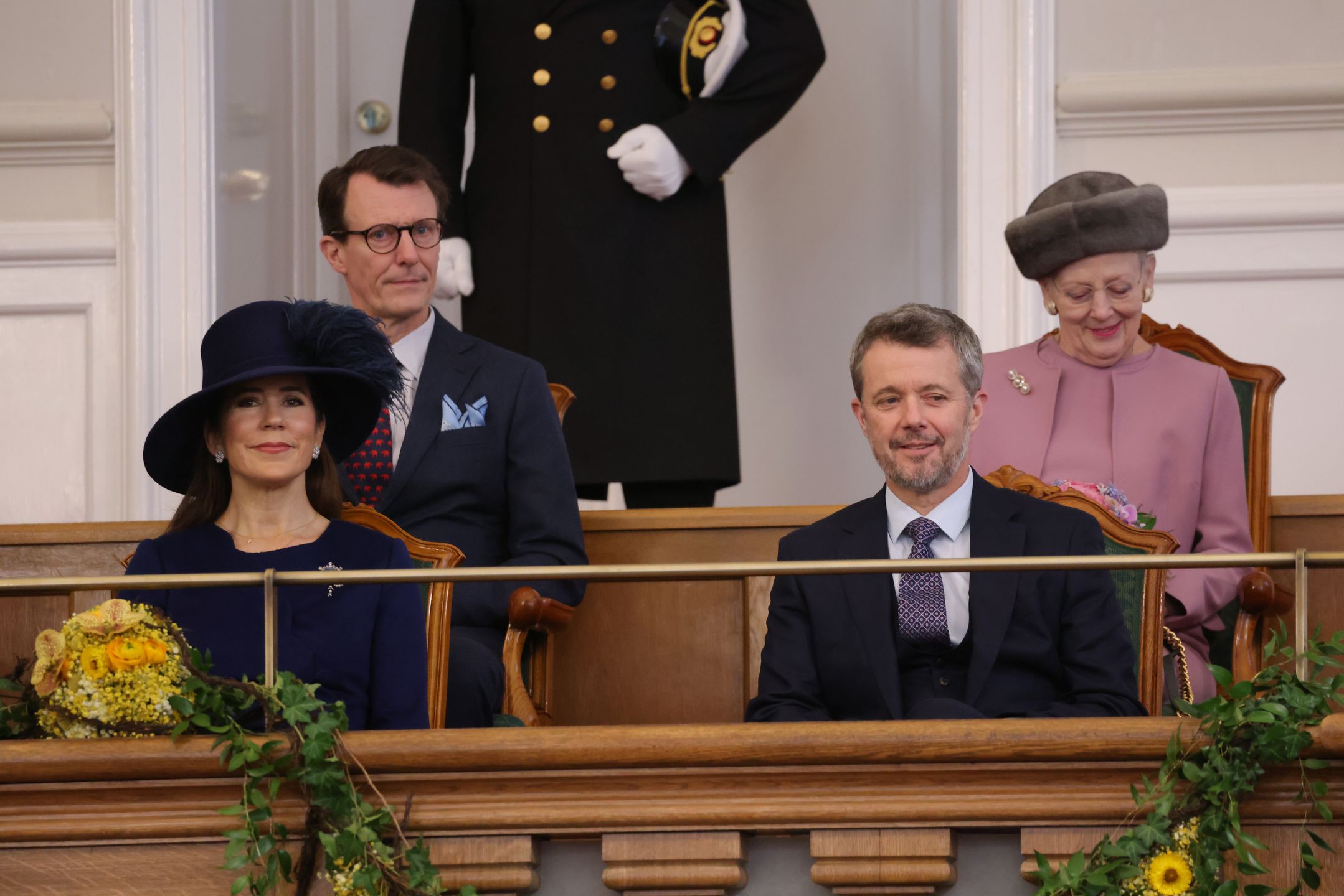 Król Fryderyk X i królowa Maria odwiedzili duński parlament