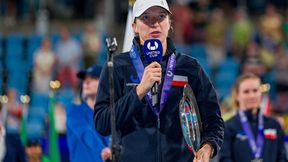 "Wykonał niesamowitą robotę". Świątek podziękowała mu po finale