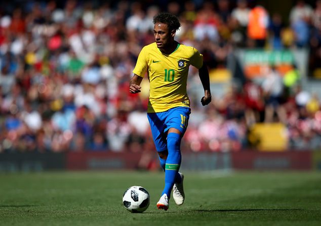 Neymar - gwiazda reprezentacji Brazylii (fot. Alex Livesey/Getty)