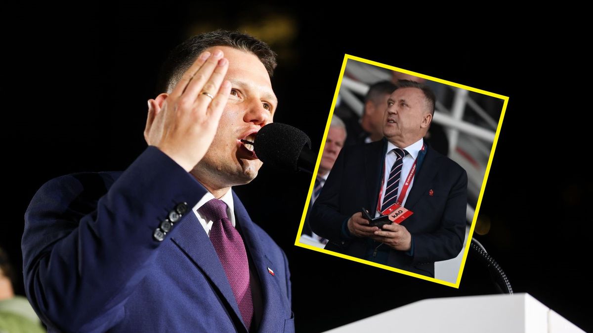 PAP / Łukasz Gągulski/ Piotr Nowak  / Na zdjęciu: Sławomir Mentzen (w ramce: Cezary Kulesza)