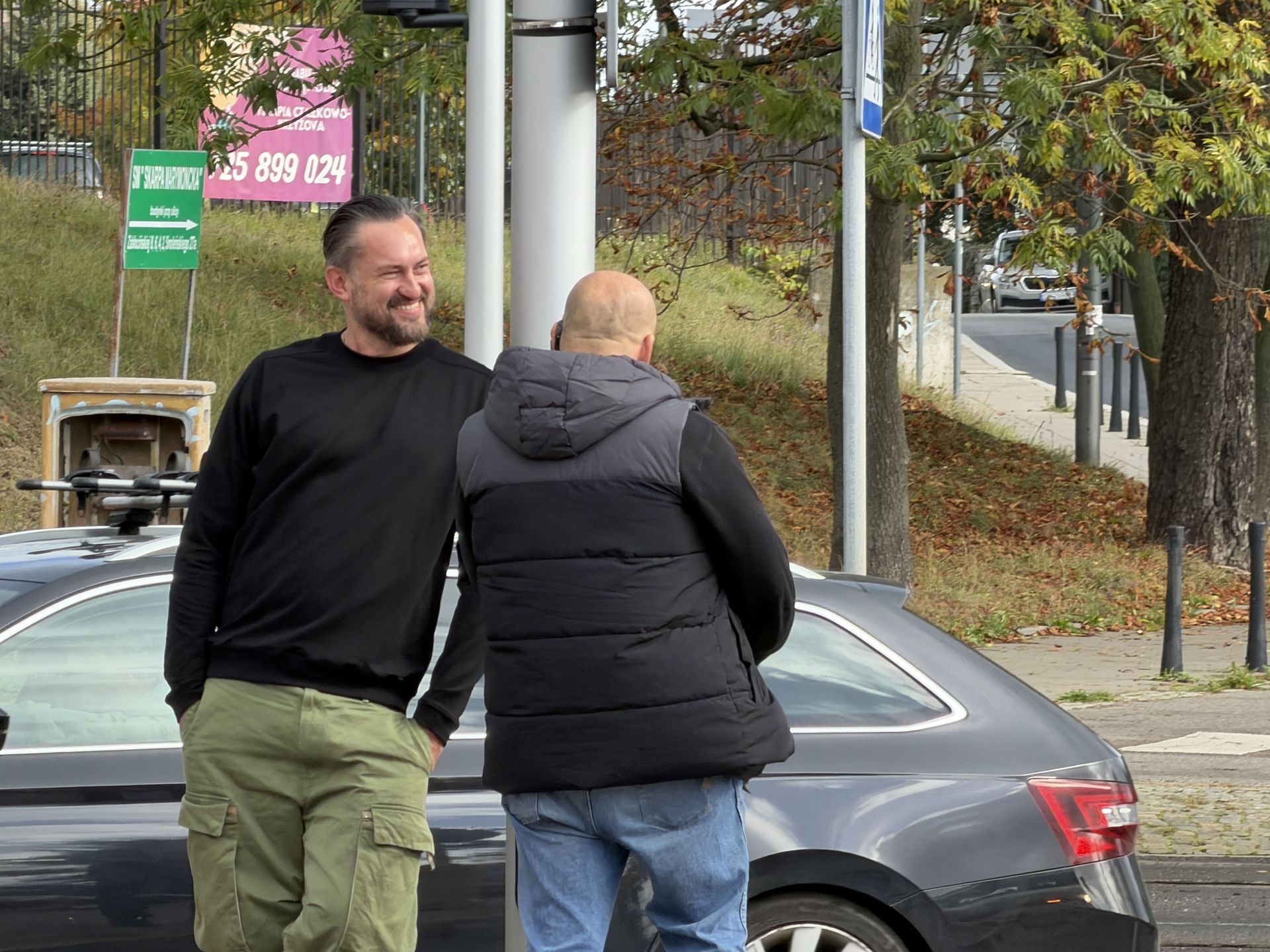 Marcin Prokop miał kolizję drogową