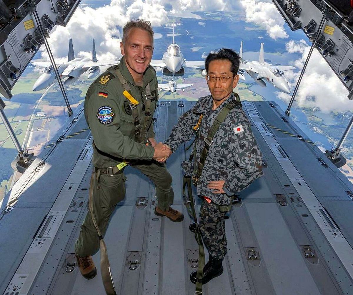 Historyczna chwila. Luftwaffe i będące pierwszy raz w Europie JASDF razem