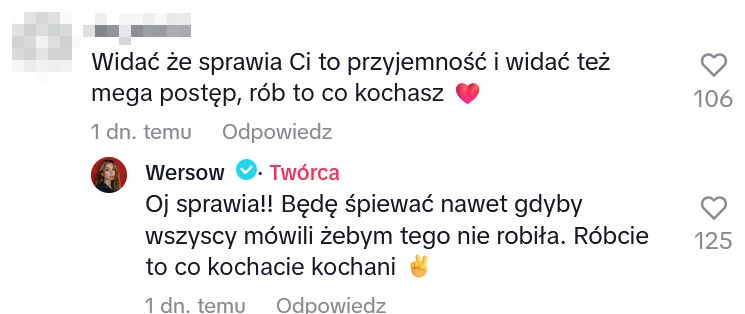Wersow reaguje na uszczypliwe komentarze