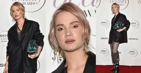 Maffashion z torebką pod pachą NONSZALANCKO prezentuje stylówkę na plebiscycie Fashion Magazine Beauty Awards (ZDJĘCIA)
