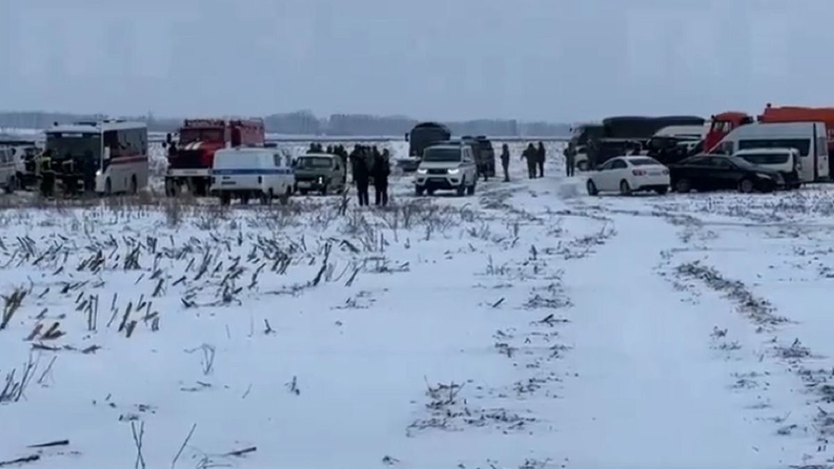 Katastrofa rosyjskiego samolotu.