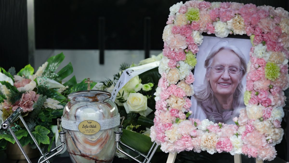 Pogrzeb Zofii Ołdak na Powązkach Wojskowych