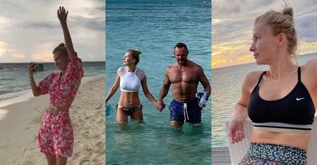 Cezary i Edyta Pazurowie chwalą się CIAŁAMI JAK Z OKŁADKI na rajskich Malediwach (ZDJĘCIA)