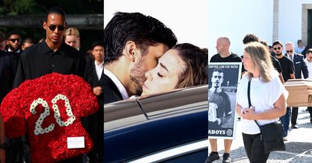 Ostatnie pożegnanie Diogo Joty. Wdowa po 28-letnim piłkarzu, jego trener oraz koledzy z drużyny pojawili się na pogrzebie