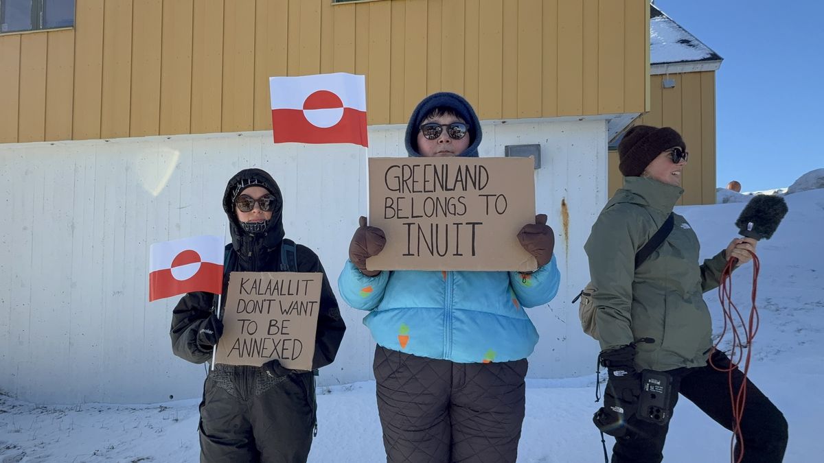 Protesty mieszkańców Grenlandii