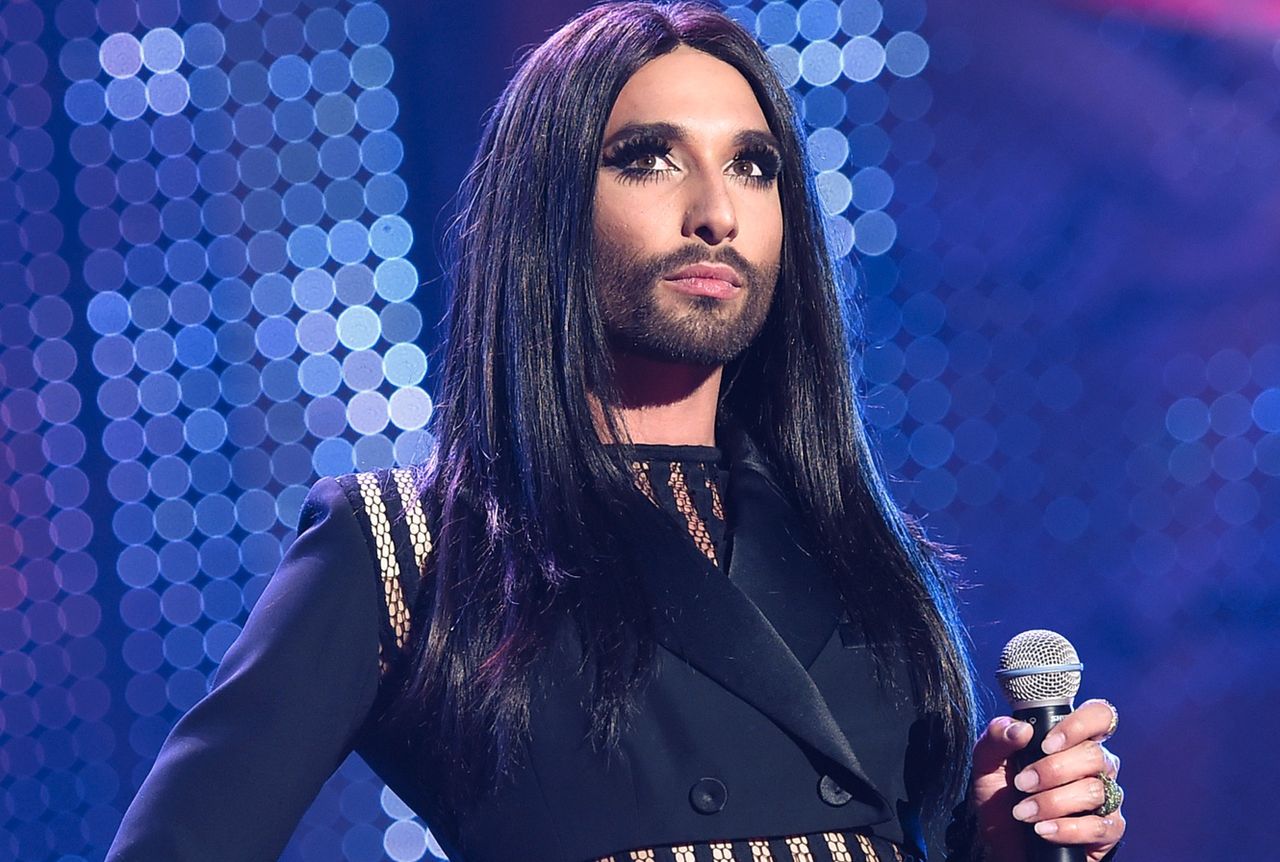 Conchita Wurst doesn't look like that anymore.