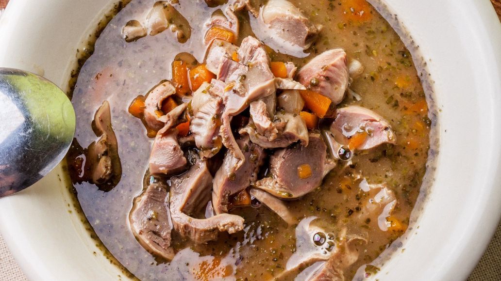 Szybki gulasz z żołądków drobiowych