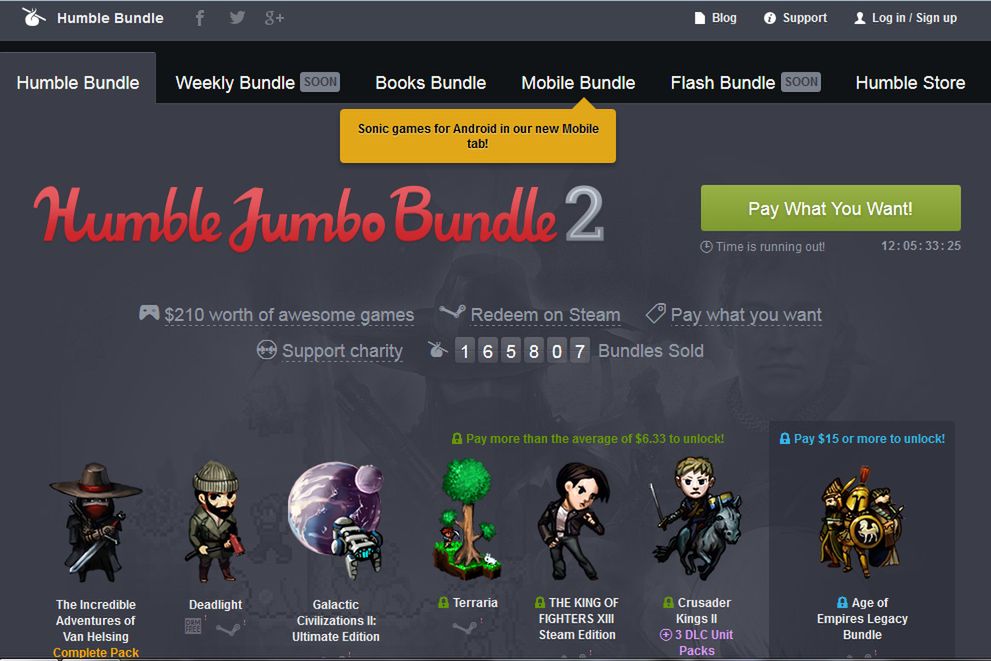 Gry lub książki nawet za dolara w Humble Bundle