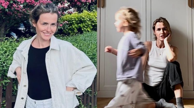 Olga Frycz cieszy się na powrót niani