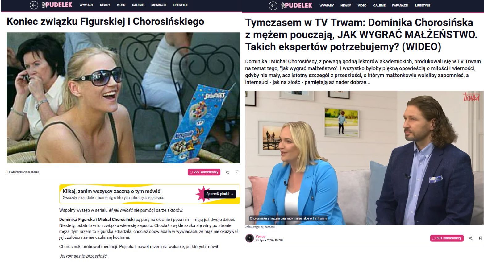 Związkowe perypetie Chorosińskich