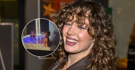 Wiktoria Gąsiewska podgrzewa temperaturę w zimowe dni. Nie byczyła się sama w jacuzzi