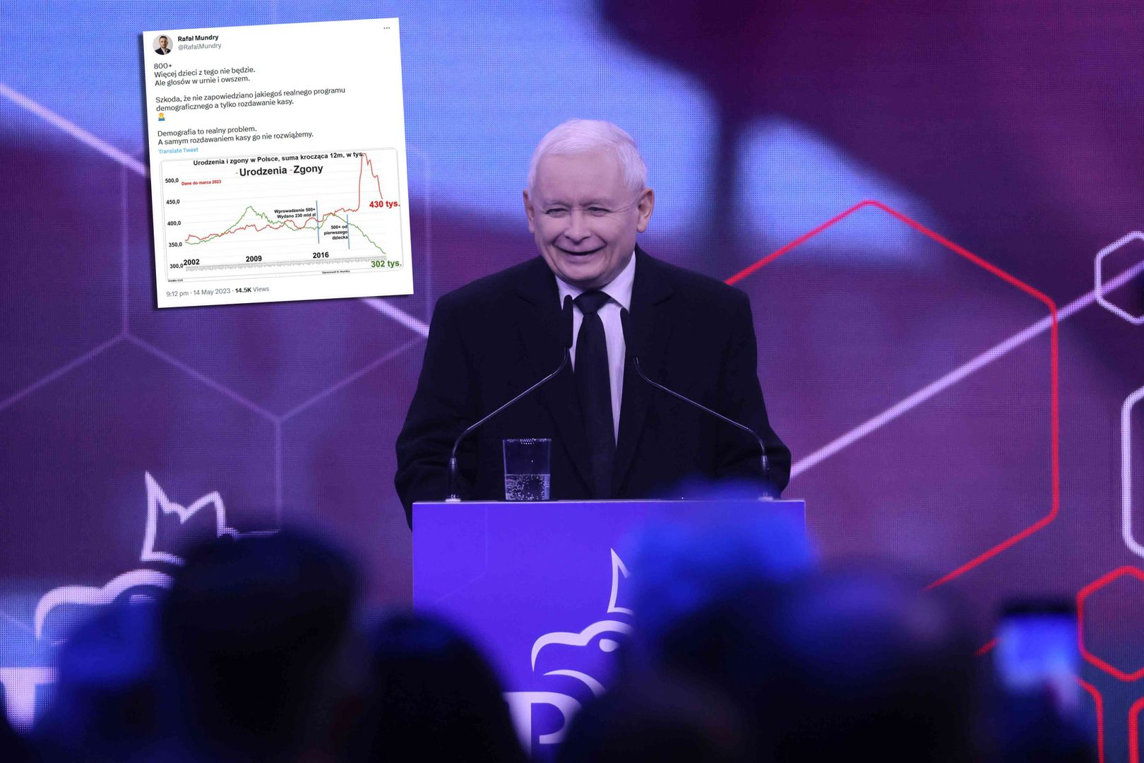 Waloryzację 500 plus zapowiedział sam prezes PiS Jarosław Kaczyński