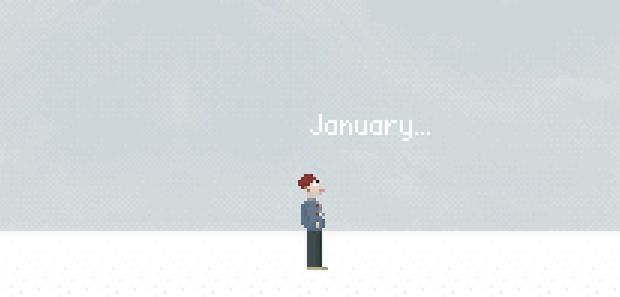 January - im bardziej pada śnieg...