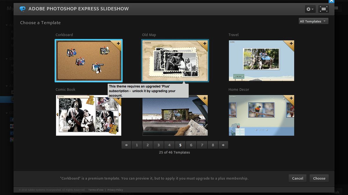 Photoshop - wybór pokazu slajdów