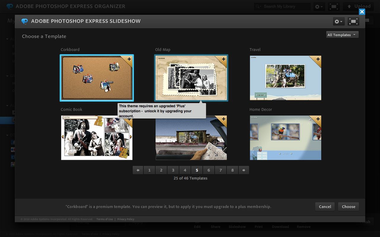 Photoshop - wybór pokazu slajdów