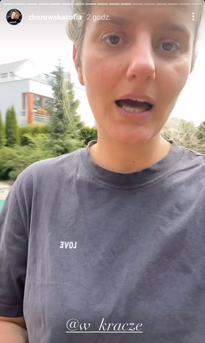 Zofia Zborowska zdała relację z domowego zamieszania