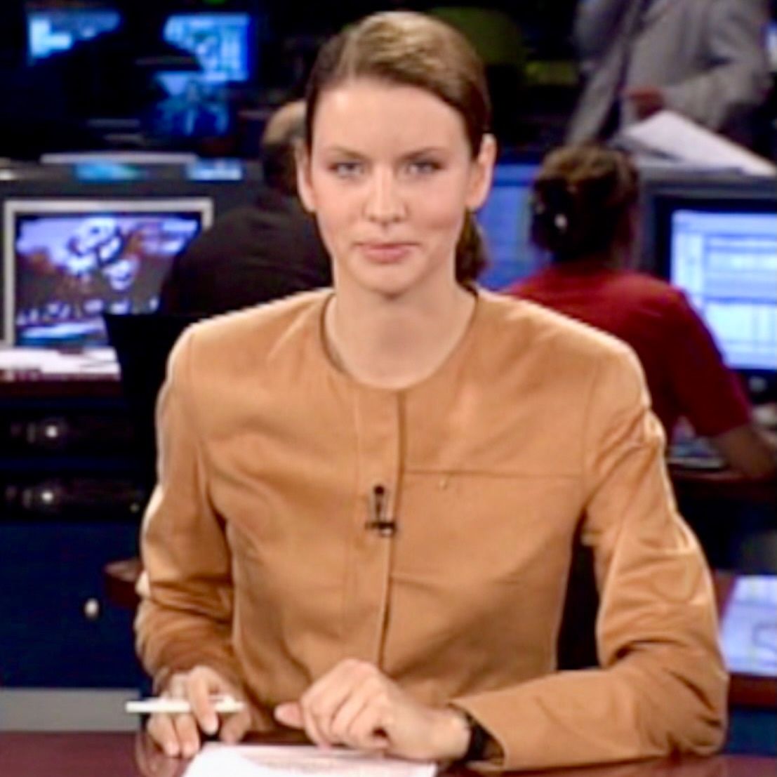 Anita Werner na początku nadawania TVN24