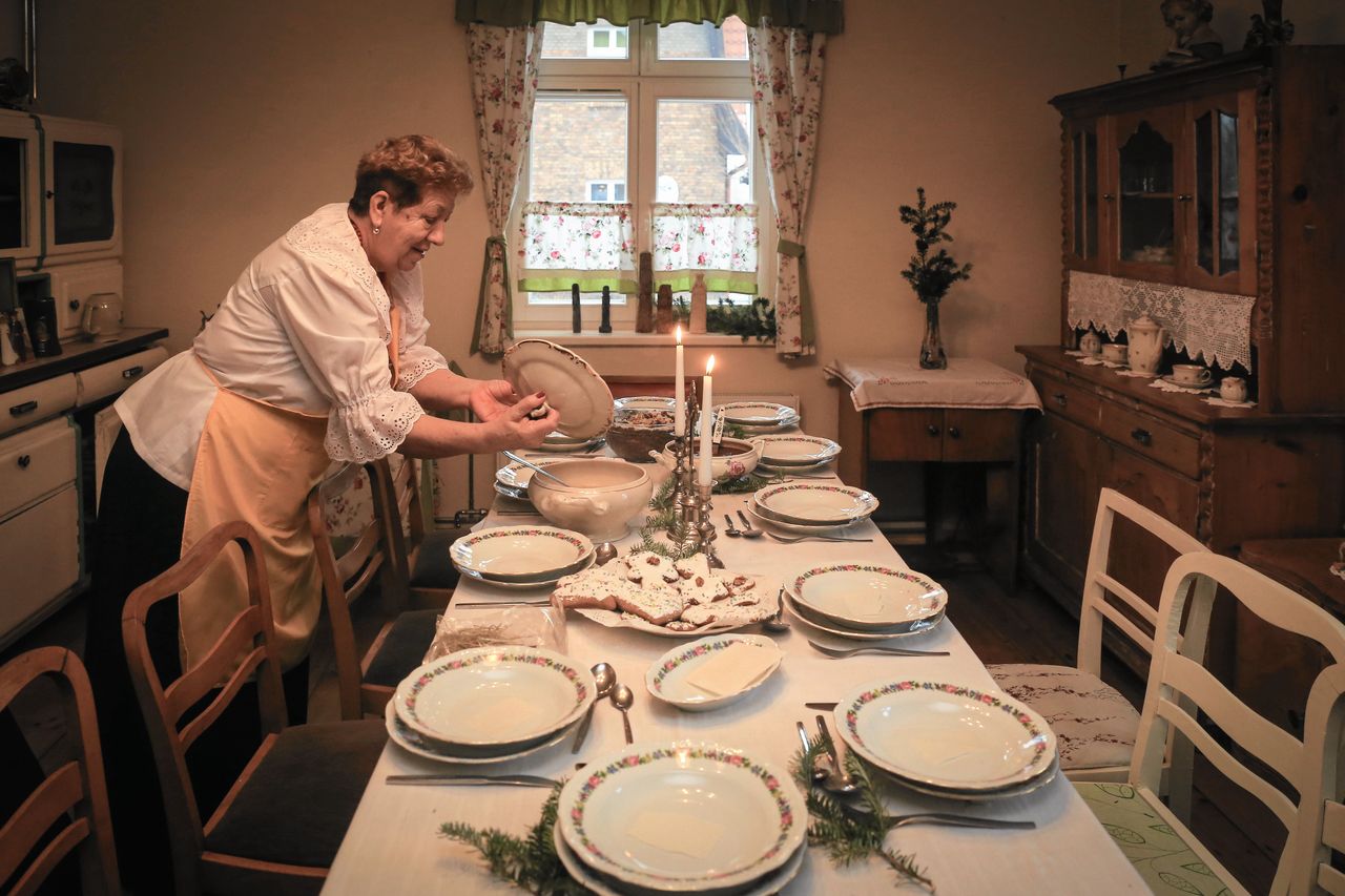 Wigilijny stół w Czerwionce Leszczyny