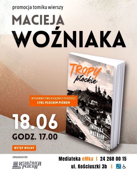 Plakat spotkania autorskiego 