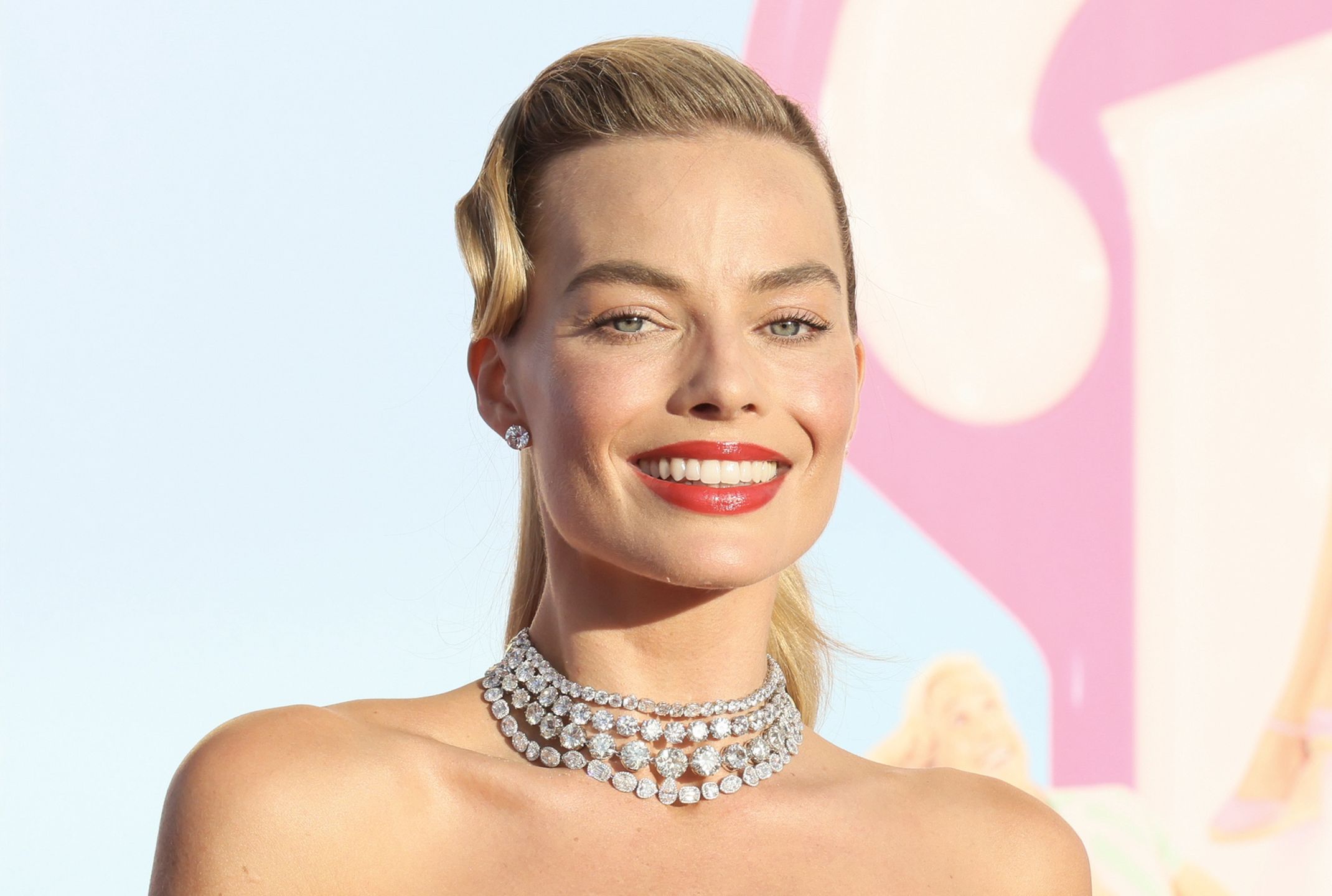 Margot Robbie na premierze "Barbie" w Malibu
