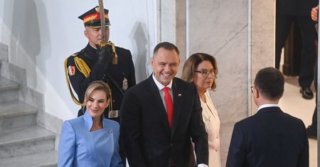 Nawrocki pojawił się w Sejmie. Zaczęły się krzyki