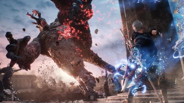 Devil May Cry 5 - walka z mini bossem