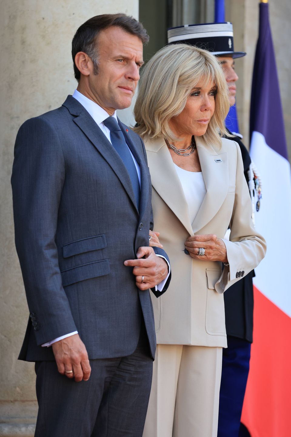 Emmanuel Macron i Brigitte Macron