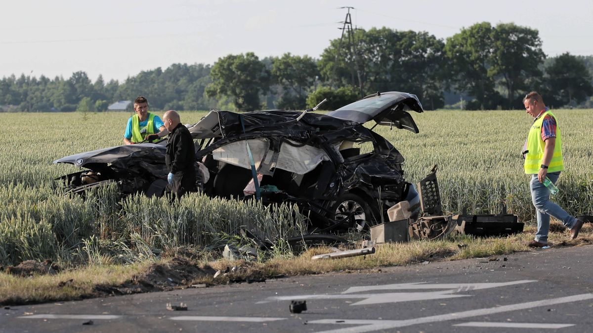 Koszmarny wypadek w Elżbietowie