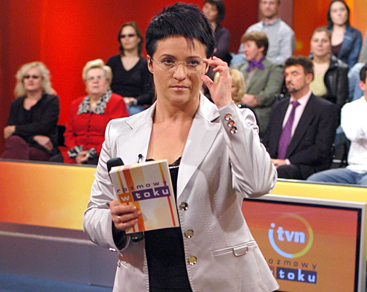 Ewa Drzyzga prowadziła "Rozmowy w toku" w latach 2000-2016