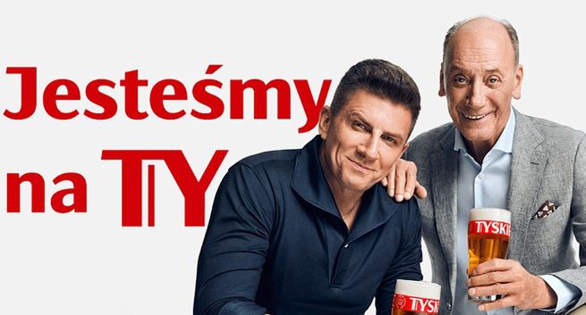 Dariusz Szpakowski i Mateusz Borek reklamują piwo Tyskie