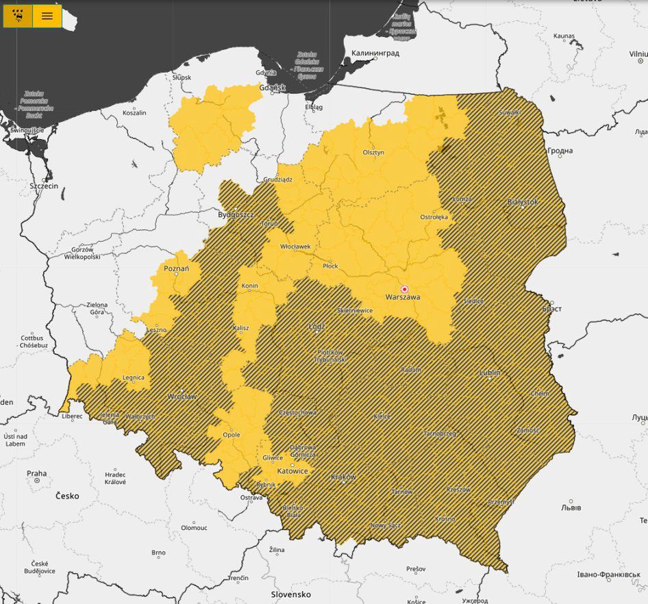 Uwaga na śliskie nawierzchnie