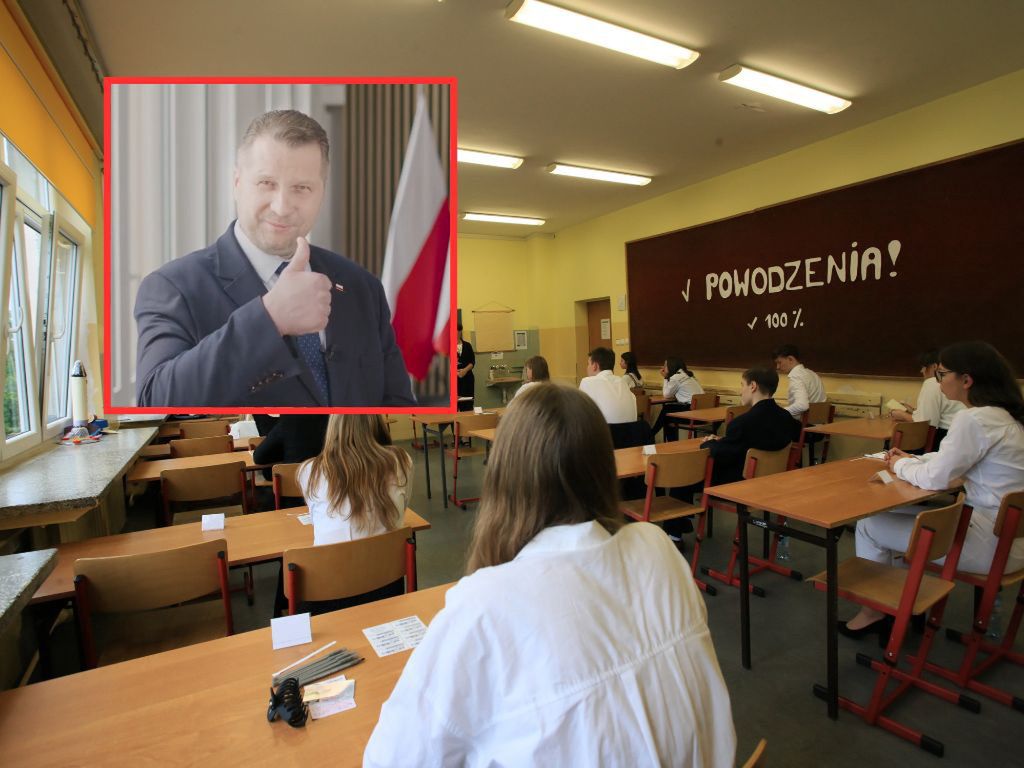 Egzamin ósmoklasisty 2023. Minister Czarnek składa życzenia