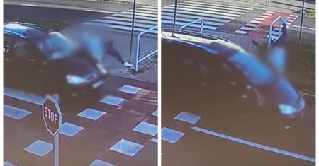 Lubuskie. Z impetem wjechał w 29-latkę. Policja publikuje nagranie