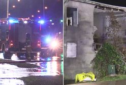 Runęła ściana budynku w Pile. Strażacy od razu szukali ofiar