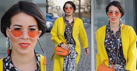 Wiosenna Macademian Girl flirtuje z paparazzi