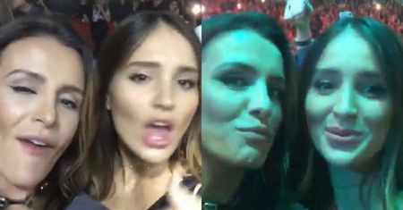 Sara Boruc i Marina Szczęsna bawią się na koncercie Biebera (FOTO)