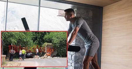 Bugatti Ronaldo zniszczyło posesję. Oto co usłyszał właściciel domu