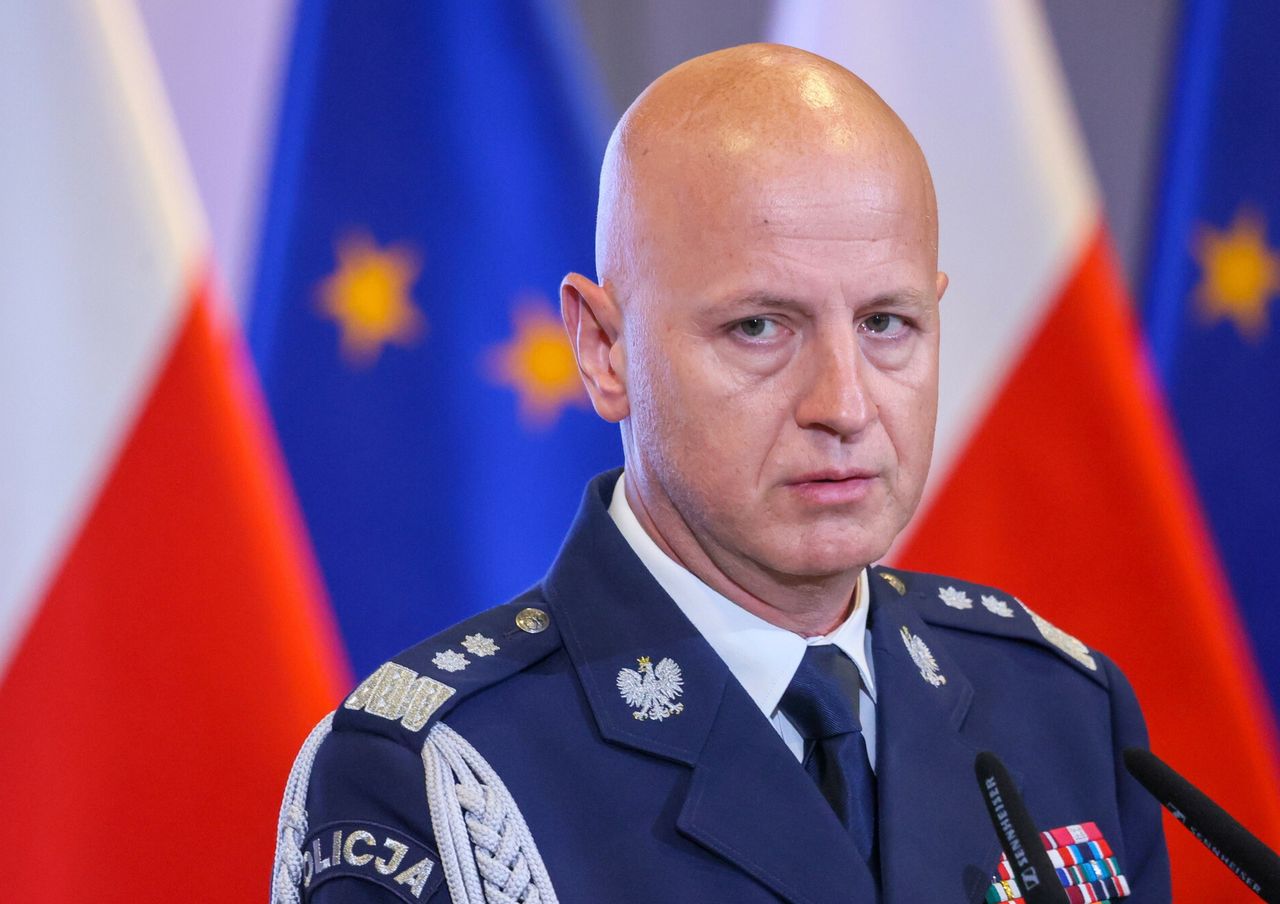 Gen. insp. Jarosław Szymczyk podczas uroczystości wręczenia medali im. podkomisarza Andrzeja Struja
