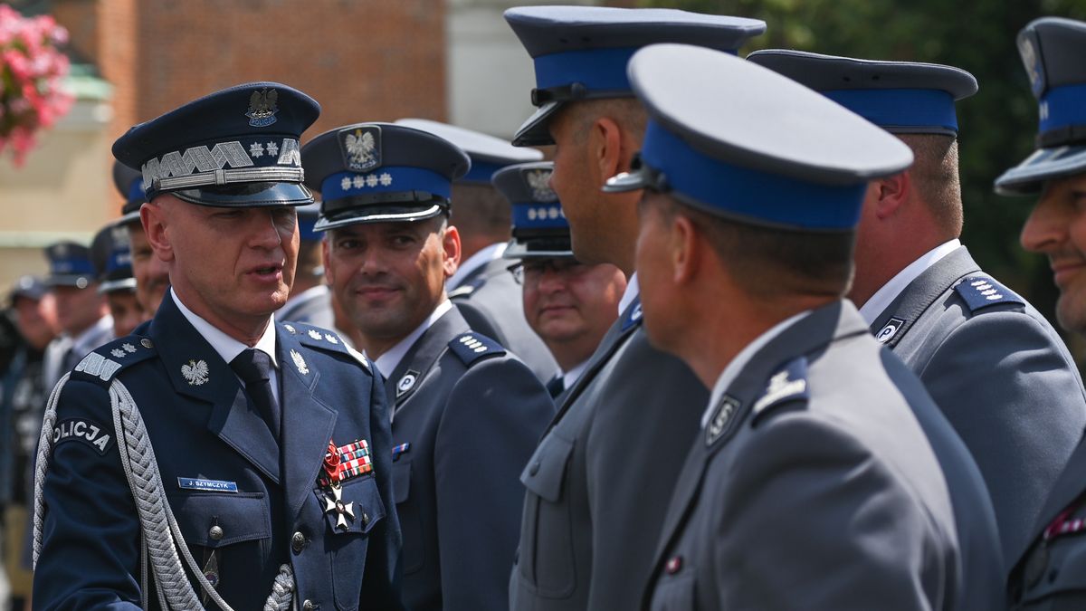Police Commander in Chief, Inspector General of Polish Police, Jaroslaw Szymczyk, during the celebration of the Police Day in Podkarpackie Voivodeship (Subcarpathia Province) held in Rzeszow.
On Wednesday, July 27, 2022, in Rzeszow, Podkarpackie Voivodeship, Poland. (Photo by Artur Widak/NurPhoto via Getty Images)