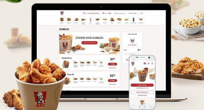 KFC z odświeżoną stroną internetową