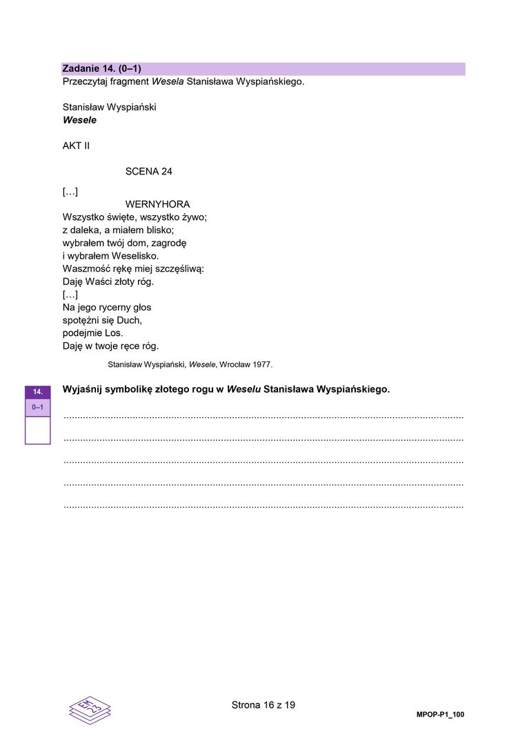 Matura 2024. Arkusze CKE. Język polski. Nowa formuła 2023