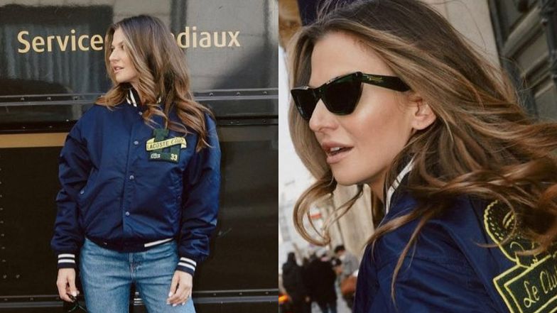 Anna Lewandowska prezentuje modną stylizację z Paryża