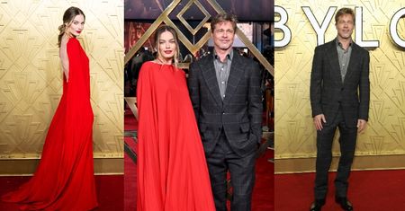 Margot Robbie i Brad Pitt podbijają londyńskie ścianki na brytyjskiej premierze filmu "Babilon" (ZDJĘCIA)